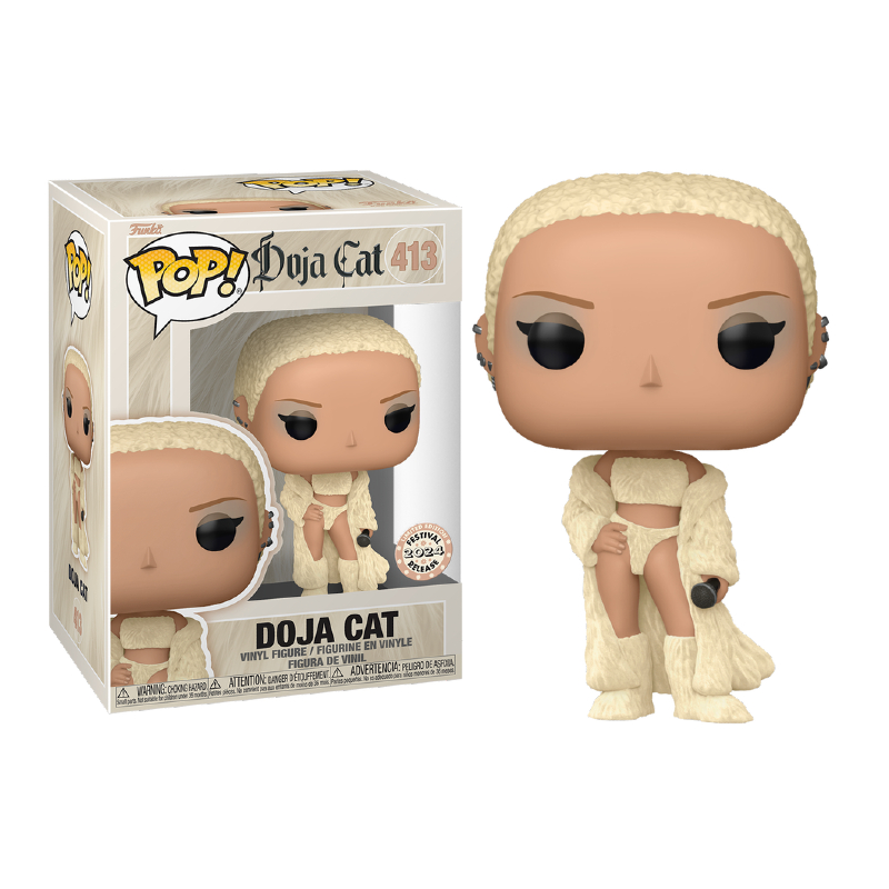Funko Pop! Rocks Doja Cat 413 Exclusivo Flocked Original