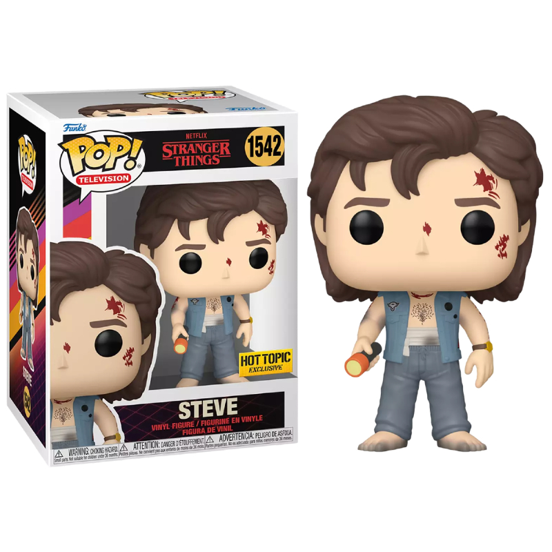 Funko Pop! Television Stranger Things Steve 1542 Exclusivo