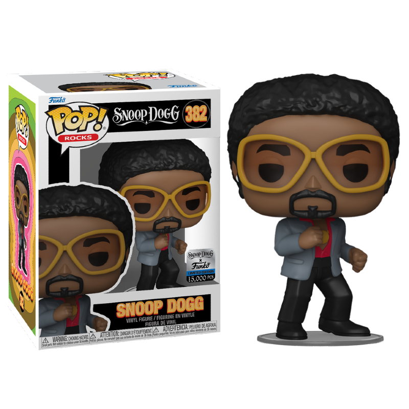 Funko Pop! Rocks Snoop Dogg 382 Exclusivo Original Colecionavel