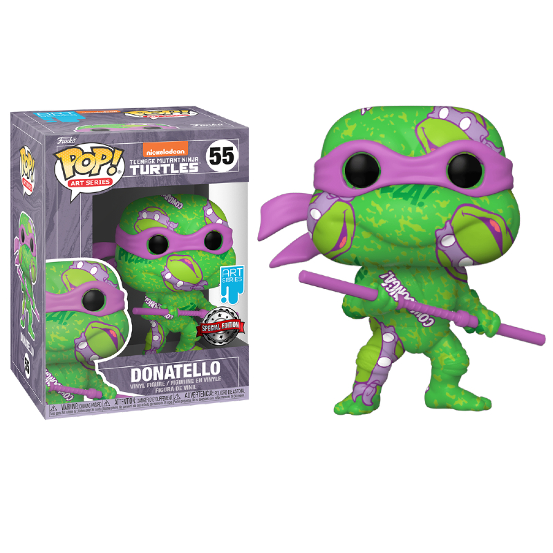 Funko Pop! Art Series As Tartarugas Ninjas Donatello 55 Exclusivo