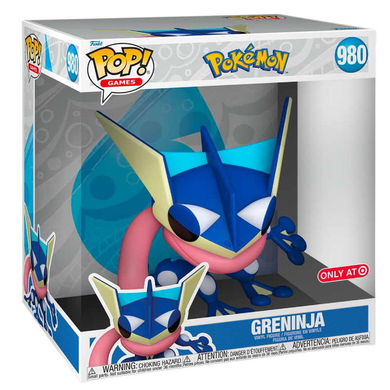 Funko Pop! Games Pokemon Greninja 980 Exclusivo 10 Polegadas