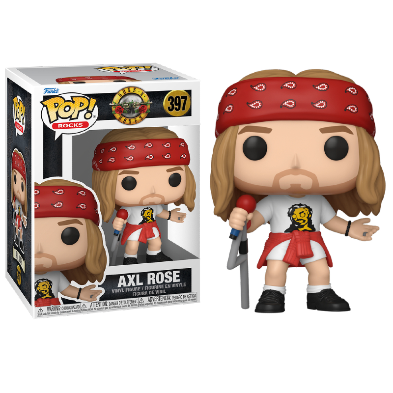 Funko Pop! Rocks Guns N' Roses Axl Rose 397 Original Colecionavel