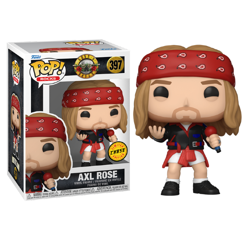 Funko Pop! Rocks Guns N' Roses Axl Rose 397 Exclusivo Chase
