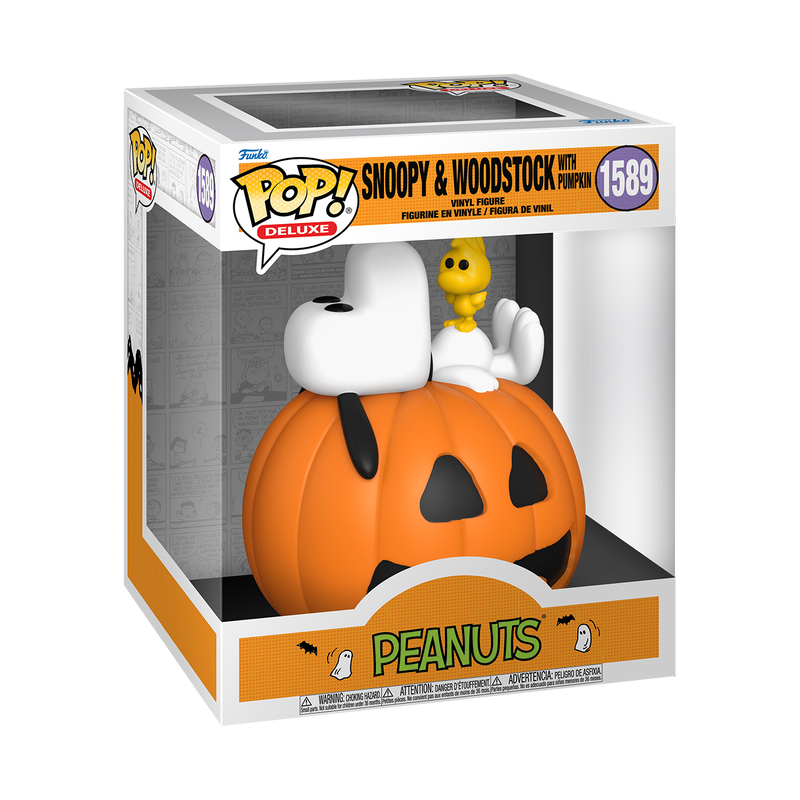 Funko Pop! Deluxe Peanuts Snoopy & Woodstock with Pumpkin 1589