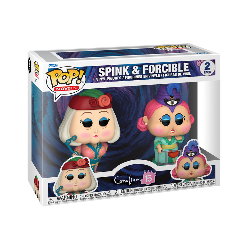 Funko Pop! Television Filme Coraline Spink & Forcible 2 Pack