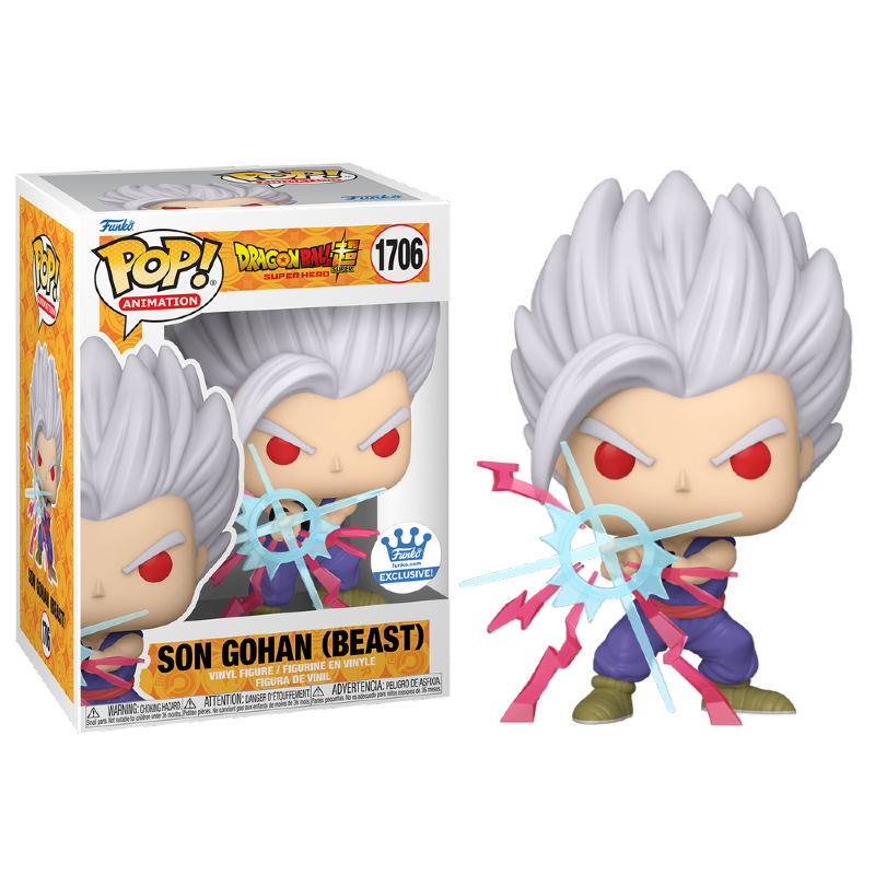 Funko Pop! Animation Dragon Ball Son Gohan Beast 1706 Exclusivo