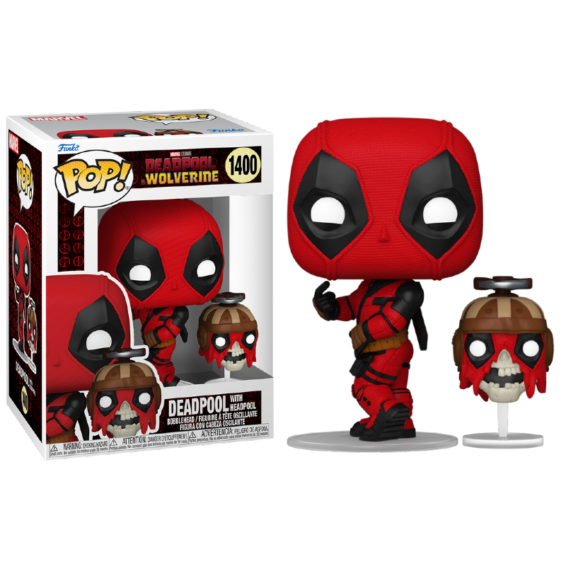 Funko Pop! Marvel Deadpool & Wolverine Deadpool an Headpool 1400