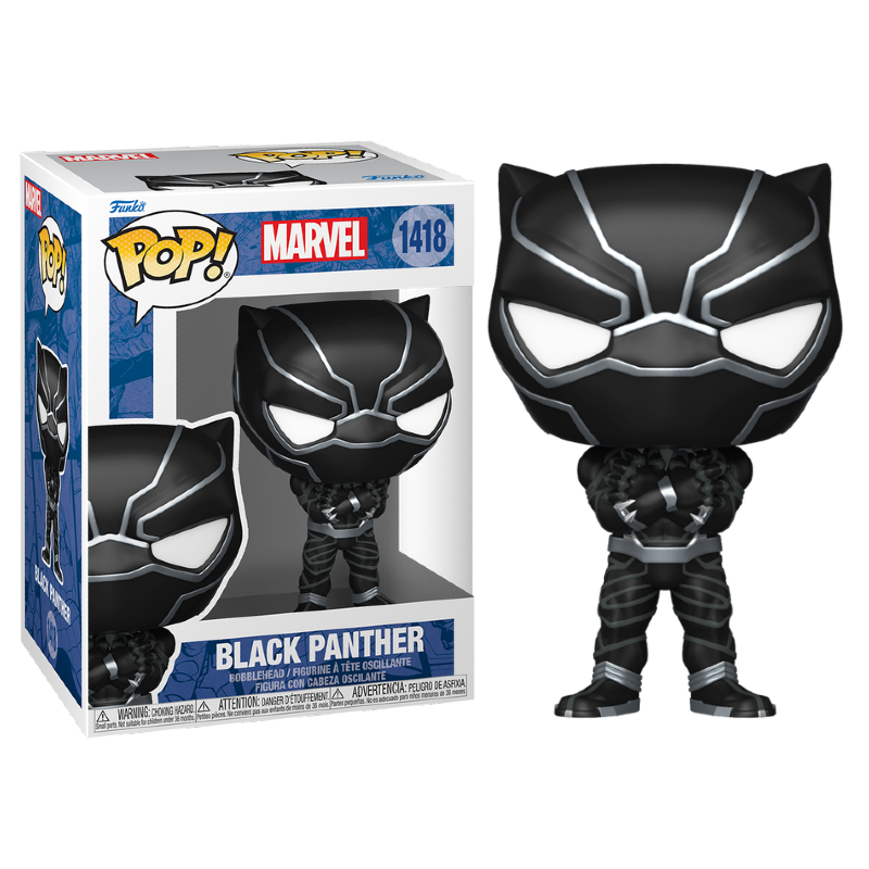 Funko Pop! Marvel Pantera Negra Black Panther 1418 - Moça do Pop