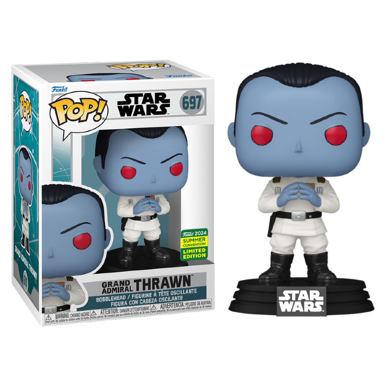 Funko Pop! Television Star Wars Grand Admiral Thrawn 697 Exclusivo