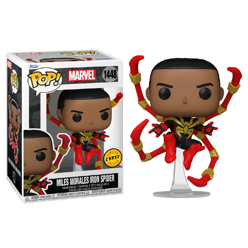 Funko Pop! Marvel Homem Aranha Spider Man Miles Morales Iron