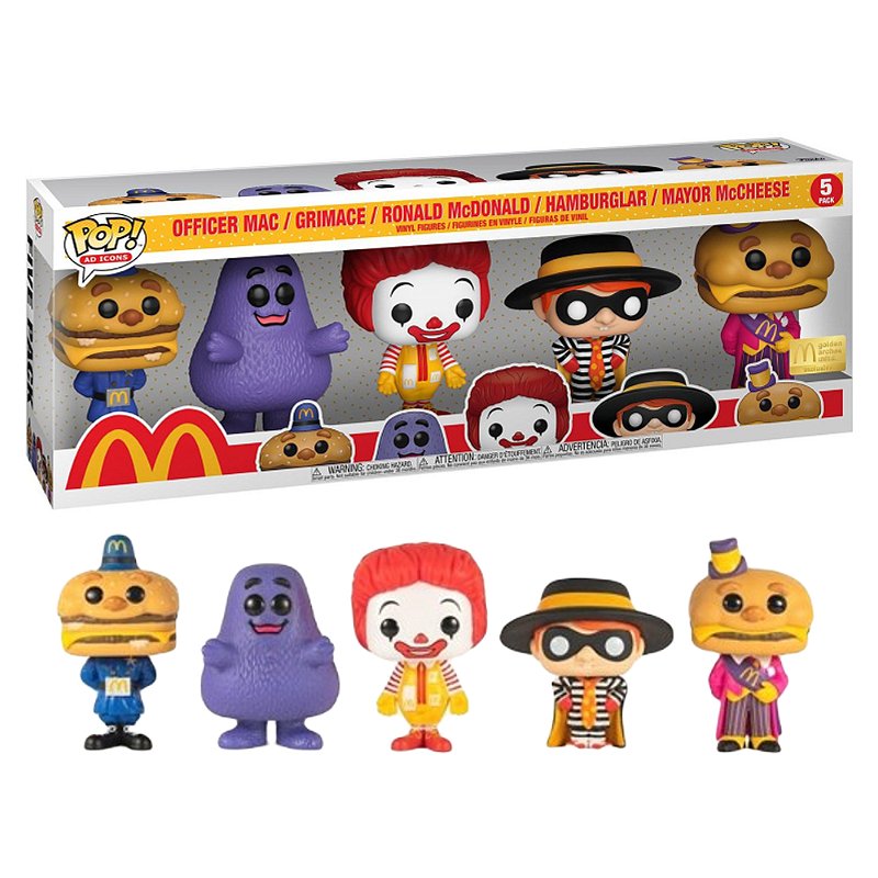 Funko Pop! Ad Icons McDonald's 5 Pack Exclusivo Original - Moça do