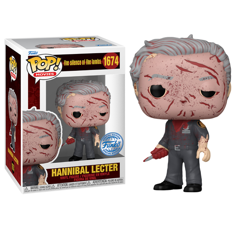 Funko Pop! The Silence of the Lambs Hannibal Lecter 1674 Exclusivo