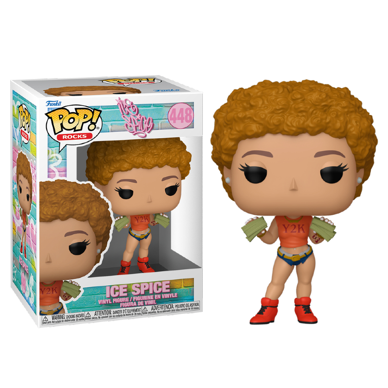 Funko Pop! Rocks Ice Spice 448 Original Colecionavel - Moça do Pop