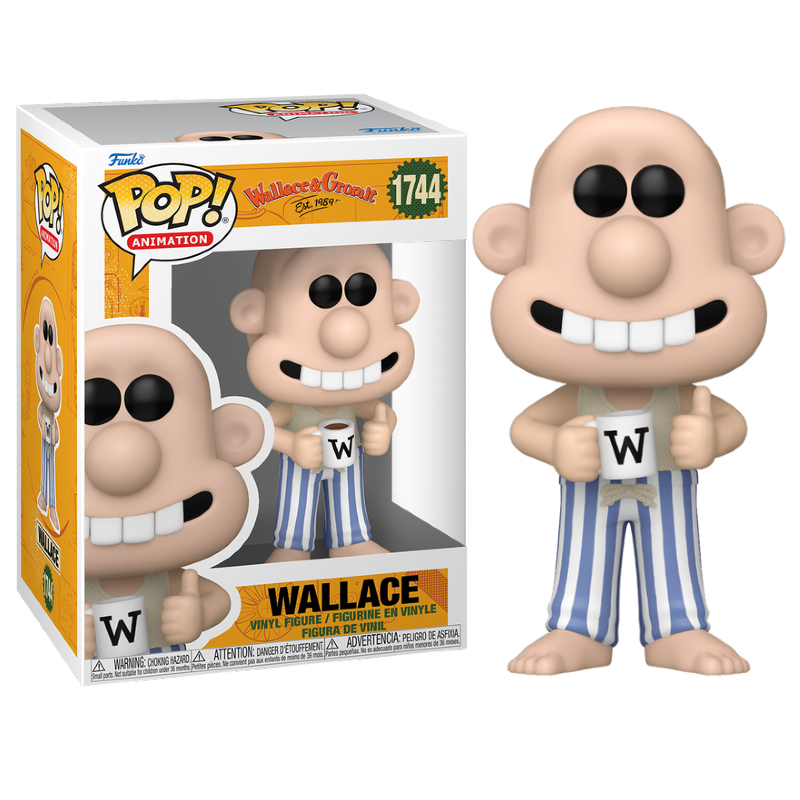 Funko Pop! Animation Wallace & Gromit Wallace 1744 Original - Moça