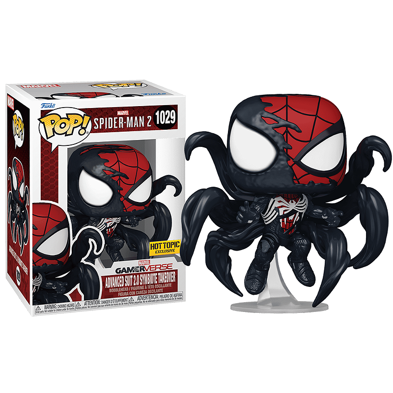 funko pop スパイダーマン フィギュアセット 9体 Funko Pop! Spider-Man 2 Advanced Suit 2.0 Symbiote Takeover 1029