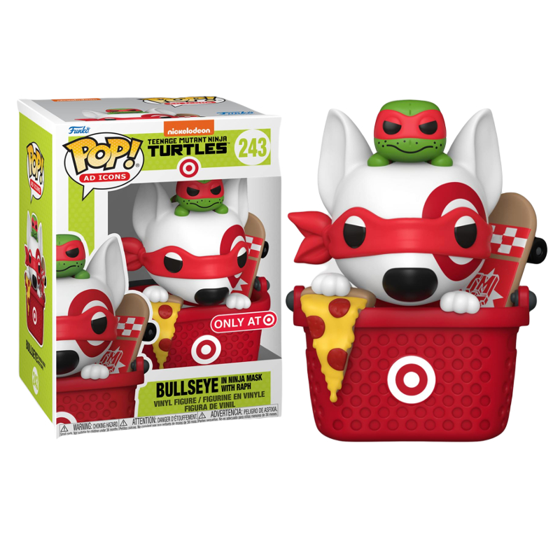 Funko Pop! Ad Icons Teenage Mutant Ninja Turtles Bullseye 243 Exclusivo