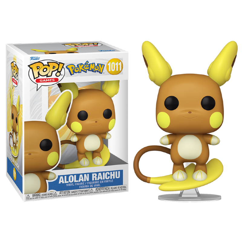 Funko Pop! Games Pokemon Alolan Raichu 1011 Original Colecionavel