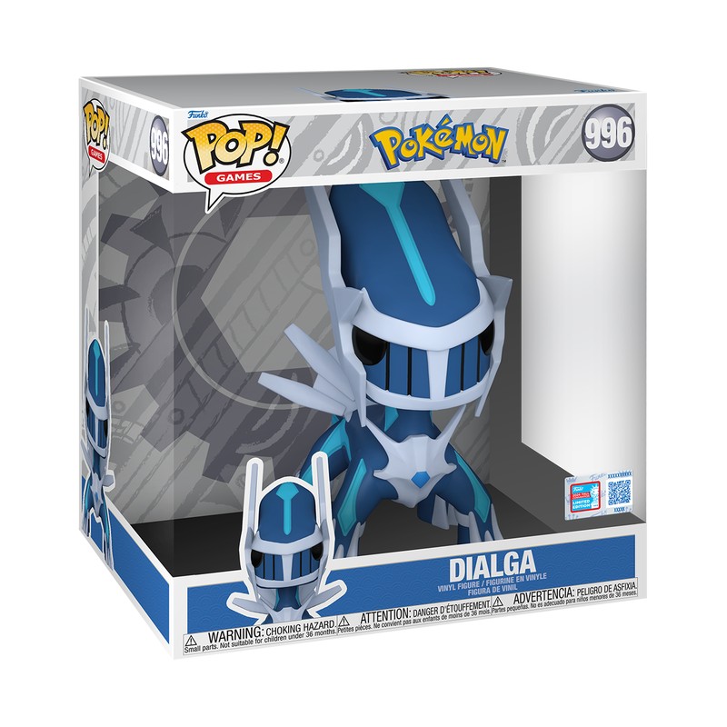 Funko Pop! Games Pokemon Dialga 996 Exclusivo 10 Polegadas