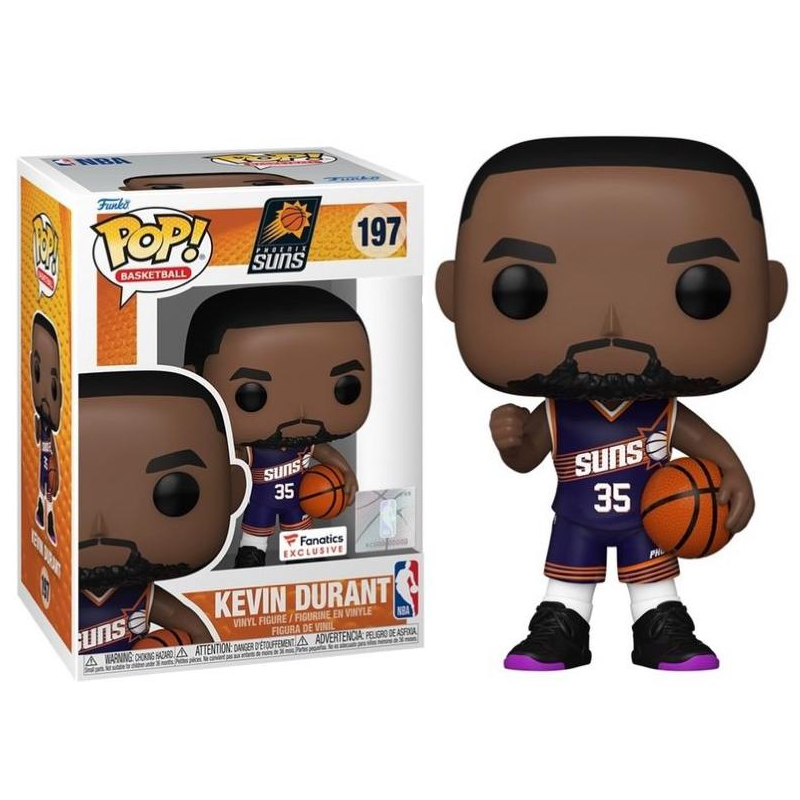 スポーツ Funko Pop! Kevin Durant #63 Funko Pop! Basketball NBA Kevin Durant 197 Exclusivo Original