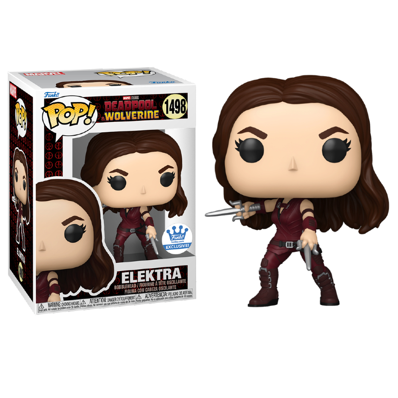 Funko Pop! Marvel Deadpool & Wolverine Elektra 1498 Exclusivo