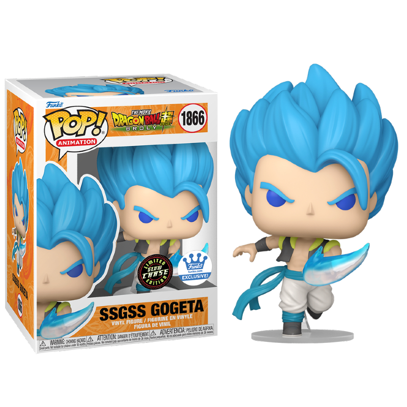 Funko Pop! Animation Dragon Ball SSGSS Gogeta 1866 Exclusivo Chase
