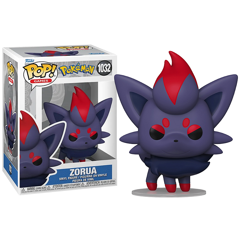 Funko Pop! Games Pokemon Zorua 1032 Original Colecionavel - Moça