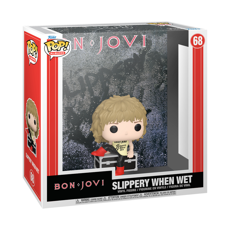 Funko Pop! Albums Rocks Bon Jovi Slippery When Wet 68 Original