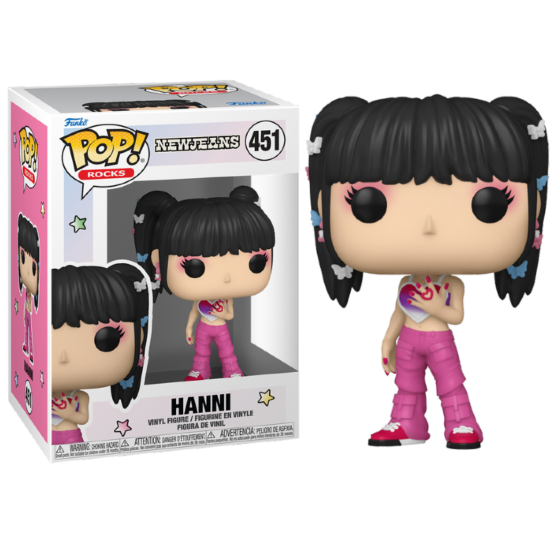 NewJeans フィギュア 5体セット 新品 Funko Pop Funko Pop! Rocks NewJeans Hanni 451 Original Colecionavel - Moça