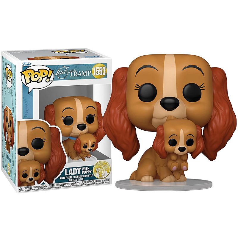 Funko Pop! Disney A Dama e o Vagabundo Lady With Puppy 1553 - Moça