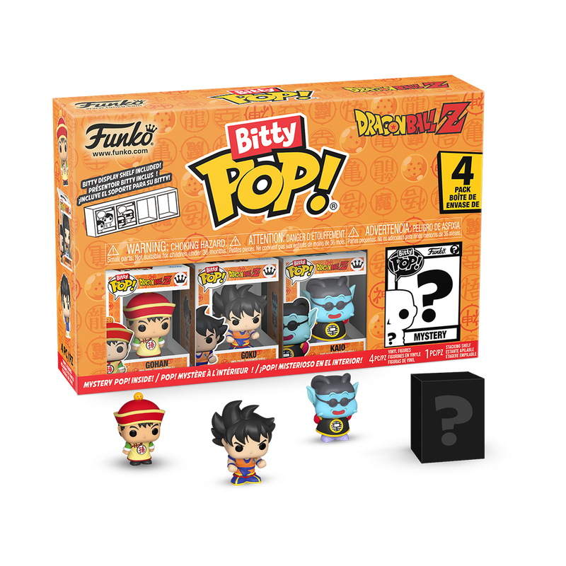 Funko Bitty Pop! Animation Dragon Ball Gohan, Raditz, Kaio +