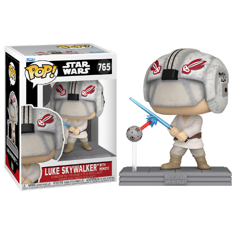 Funko Pop! Television Star Wars Luke Skywalker With Remote 765