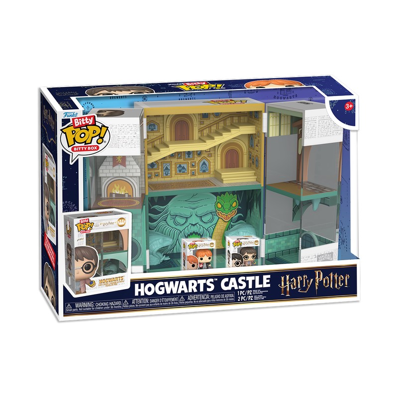 Funko Bitty Box! Filme Harry Potter Hogwarts Castle + 2 Bitty Pop