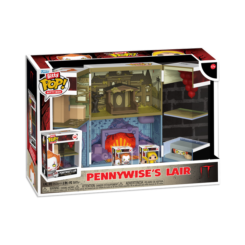 Funko Bitty Box! Filme Terror IT A Coisa Pennywise’s Lair + 2 Bitty Pop