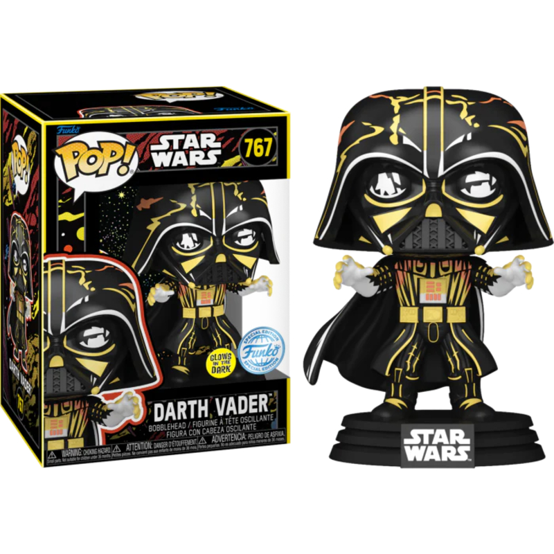 Funko Pop!Television Star Wars Darth Vader 767 Exclusivo Glow