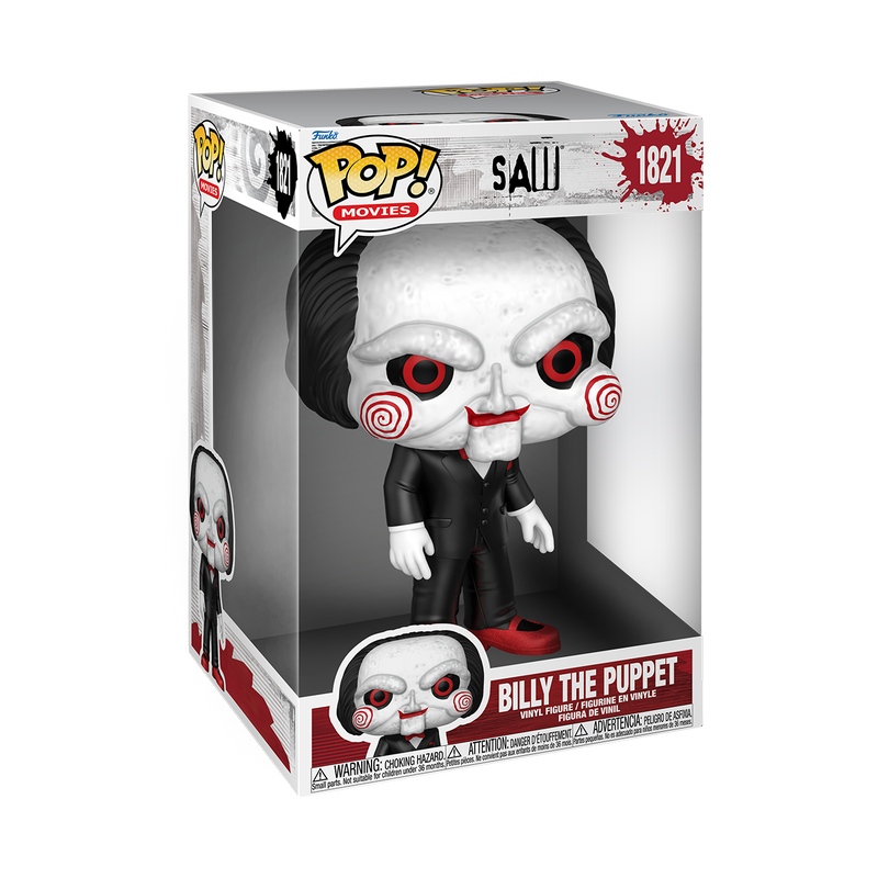 Funko Pop! Filme Terror Jogos Mortais Saw Billy The Puppet 1821 10