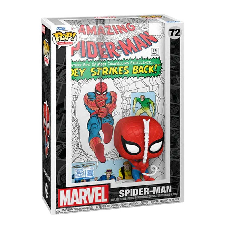 Funko Pop! Comic Covers Marvel Homem Aranha Spider-Man 72 - Moça