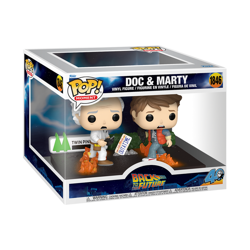 Funko Pop! Filme Back To The Future Doc & Marty 1846 Original