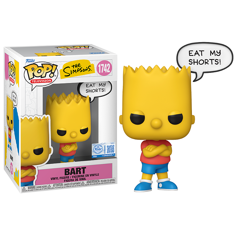 Funko Pop! Television Os Simpsons Bart 1742 Exclusivo