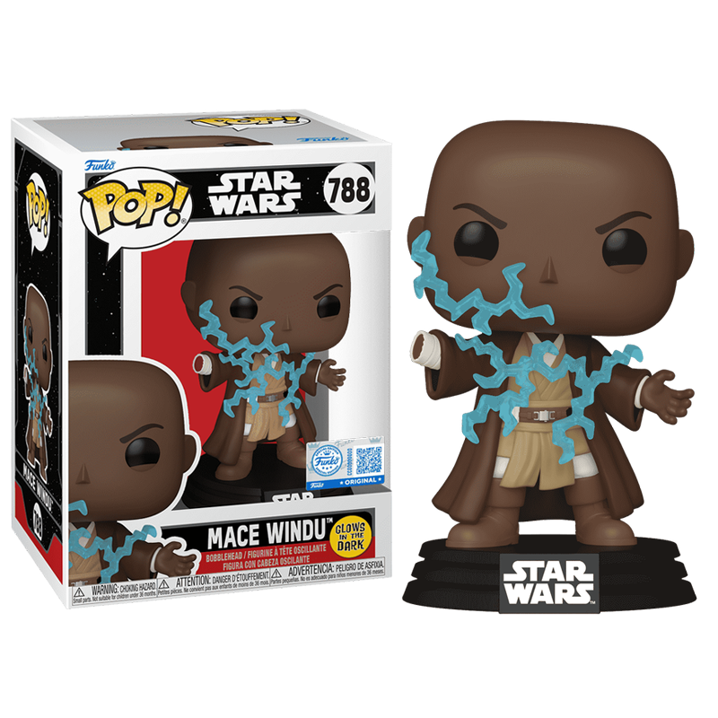 1点物! 新品 正規品 MACE WINDUメースウィンヂュースターウオーズ Funko Pop! Television Star Wars Mace Windu 788 Exclusivo Glow