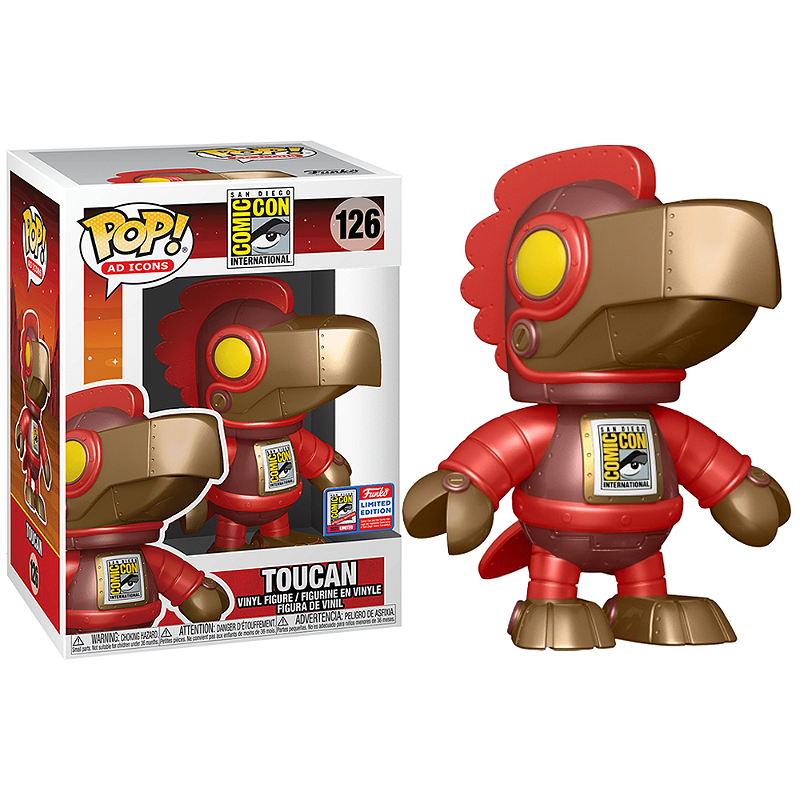 Funko Pop! Ad Icons Comic Con Toucan 126 Exclusivo