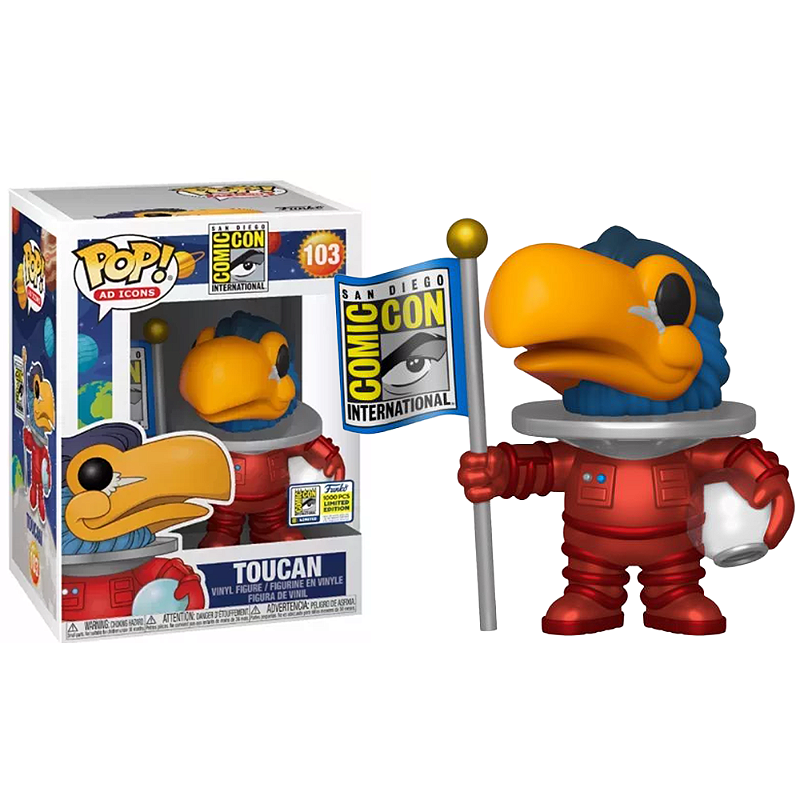 Funko Pop! Ad Icons Comic Con Toucan 103 Exclusivo
