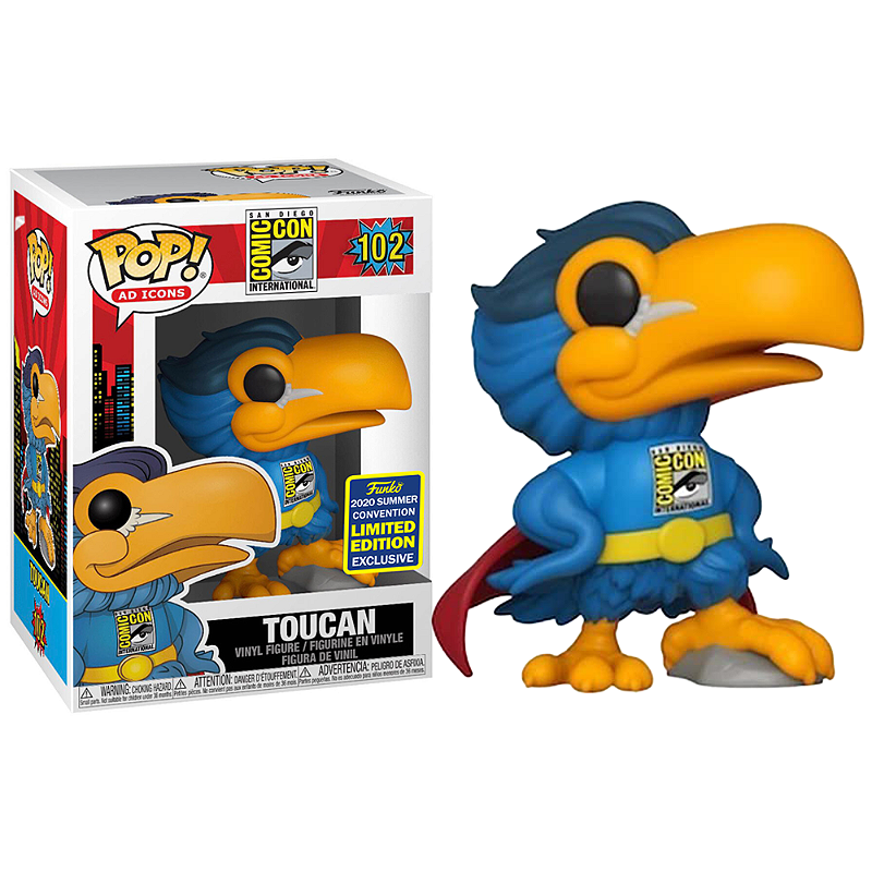 Funko Pop! Ad Icons Comic Con Toucan 102 Exclusivo