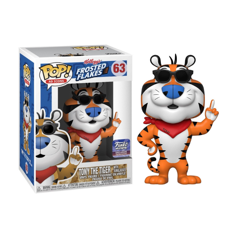 Funko Pop! Ad Icons Frosted Flakes Tony The Tiger With Sunglasses 63 Exclusivo