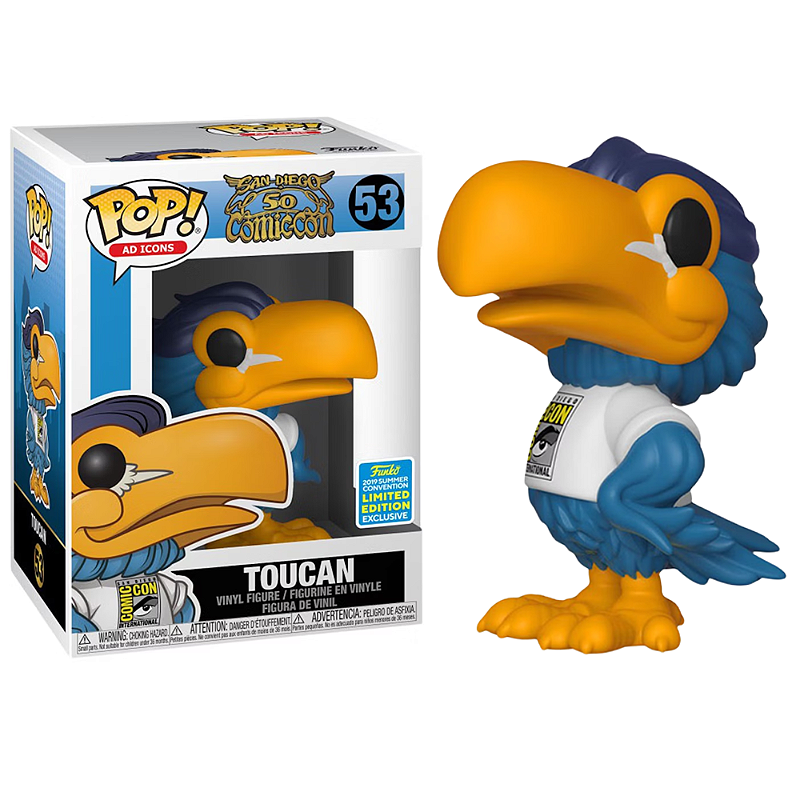 Funko Pop! Ad Icons Comic Con Toucan 53 Exclusivo
