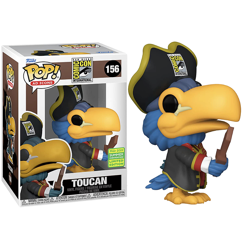 Funko Pop! Ad Icons Comic Con Toucan 156 Exclusivo