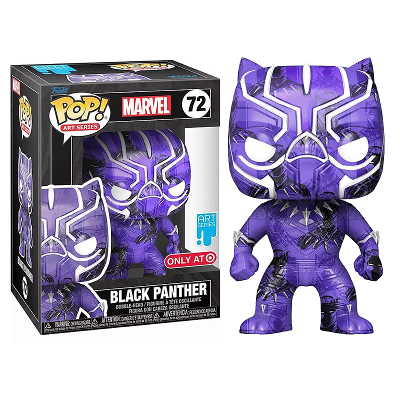 Funko Pop! Art Series Marvel Pantera Negra Black Panther 72 Exclusivo