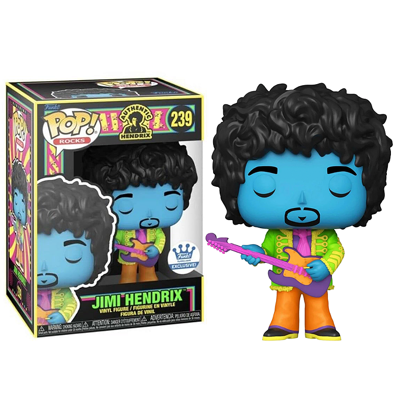 Funko Pop! Rocks Jimi Hendrix 239 Exclusivo Blacklight