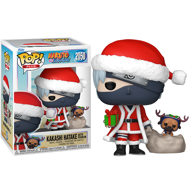 Funko Pop! Plus Naruto Shippuden Natal Kakashi Hatake With Pakkun