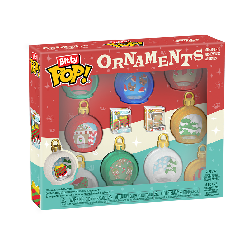 Funko Bitty Pop! Ornaments Especial de Natal 9 Pcs
