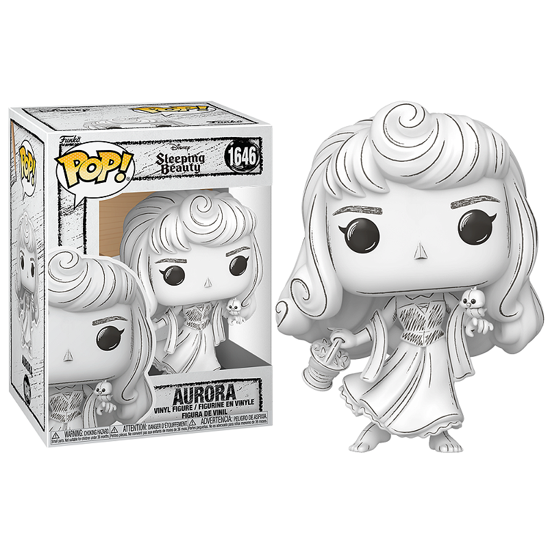 Funko Pop! Sketched / Desenho Feito A Mão Disney A Bela Adormecida Aurora 1646